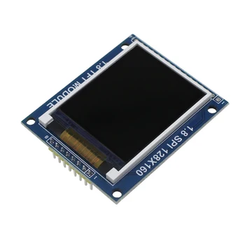 1 ~ 50Pcs 1,8 hüvelykes TFT modul LCD kijelző modul NYÁK hátlappal SPI soros port Csak 4 IO szükséges