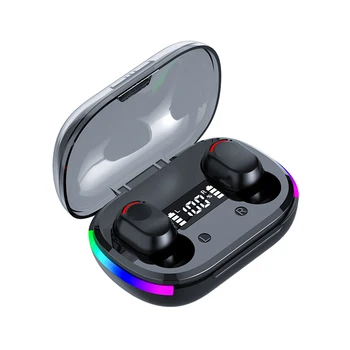1 ~ 5DB Vitog KT10 WTS vezeték nélküli fejhallgató Bluetooth-kompatibilis fülhallgató LED sport fejhallgatók zajszűrő fülhallgató Micro-val 1 ~ 5DB Vitog KT10 WTS vezeték nélküli fejhallgató Bluetooth-kompatibilis fülhallgató LED sport fejhallgatók zajszűrő fülhallgató Micro-val 4