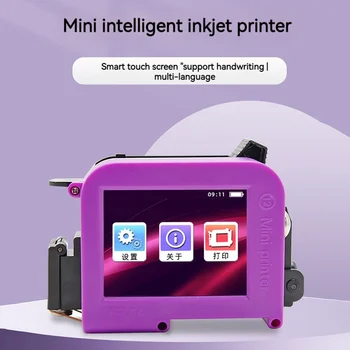 12,7 mm-es mini kézi tintasugaras nyomtató hordozható kis tintasugaras nyomtató gyártási dátum Tételszám Qr kód nyomtató