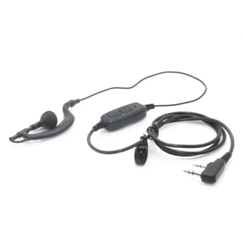 2 tűs kettős PTT fülhallgató headset mikrofon Baofeng UV-82 UV-8D walkie talkie-khoz