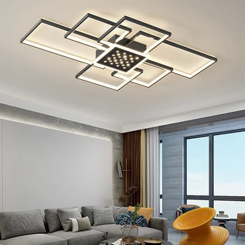 2023 Nappali hálószoba mennyezeti lámpa eredetiség Intelligens LED beltéri dekorációs lámpatestek Modern villa apartman csillár