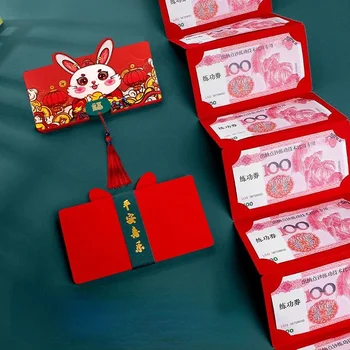 2023 Új összecsukható piros borítékok Aranyos kínai újév nyúl piros csomag Zodiákus nyúl piros csomag tavaszi fesztivál Hongbao ajándékok 2023 Új összecsukható piros borítékok Aranyos kínai újév nyúl piros csomag Zodiákus nyúl piros csomag tavaszi fesztivál Hongbao ajándékok 3