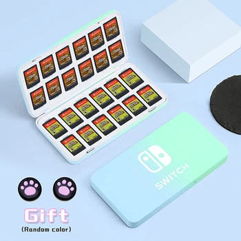 24in1 kártyatok Kártyafedél Tárolótok Switch játékkártyákhoz Műanyag mágneses kazettás doboz Nintendo Switch NS OLED Lite készülékhez