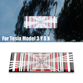 Autó PLAID embléma csomagtérajtó matrica rács matricák jelvény Automatikus alumínium betűs dekoráció a Tesla Model 3 S X Y 2023 tartozékaihoz