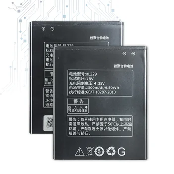 BL 229 BL229 akkumulátor Lenovo A8 A806 A808T 2500mAh kiváló minőségű mobiltelefon biztonsági mentés Bateria