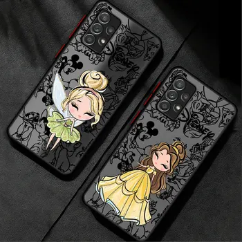 Disney Princess Art telefontok Samsung Galaxy A21s A70s A12 A70 A30 A50s A51 A52 5G A50 A71 A31 A32 ütésálló puha tok