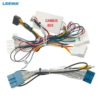 LEEWA autó 16pin tápkábel kábelköteg adapter Canbus-szal Lexus NX200-hoz 2015-2016 szerelőfej egység #CA3443