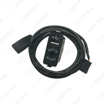 LEEWA autórádió USB AUX-In kábel dugó AUX / USB aljzat BMW 3-as E46 01-05 kábelköteghez AUX kábel adapter #CA6818 LEEWA autórádió USB AUX-In kábel dugó AUX / USB aljzat BMW 3-as E46 01-05 kábelköteghez AUX kábel adapter #CA6818 3