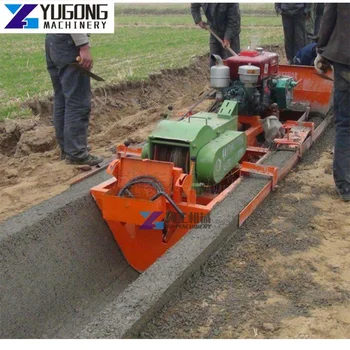 Mezőgazdasági vízvezetékek Városi vízelvezető csatornák Önjáró betoncsatorna bélésgép