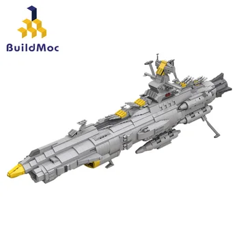 Moc Űrcsatahajó Androméda Film Csillag sorozat Csata MOC-32484 High-Tech hadihajók Modell építőelem játék Gyermek ajándékok