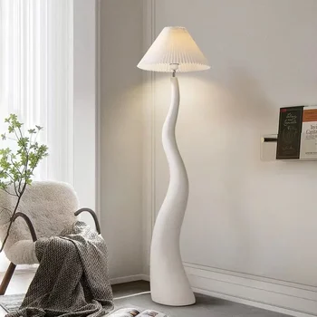 Nordic Cream stílusú nappali Állólámpa Csendes stílusú hálószoba Tanulmány Függőleges dekoráció Kiváló minőségű világítás