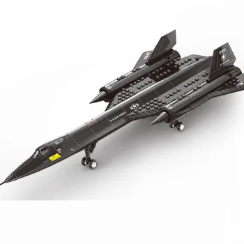 SR-71 Blackbird légierő katonai hadsereg fegyver MOC blokkok Mini akció figurák Építő készletek Modell építőkészletek Oktatási játékok gyerekeknek
