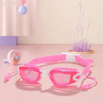 széles látószögű úszószemüveg füldugóval Vízálló úszófelszerelés Állítható professzionális úszószemüveg Úszás Vízi sportok