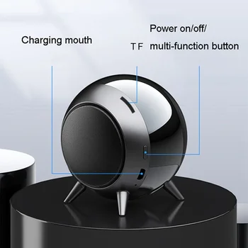 TWS sorozatú vezeték nélküli Bluetooth audio kis acél ágyú hangszóró fém kültéri Bluetooth hangszóró TWS sorozatú vezeték nélküli Bluetooth audio kis acél ágyú hangszóró fém kültéri Bluetooth hangszóró 4