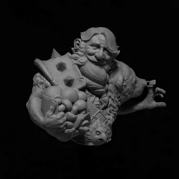 Unassambled 1/10 Ősi fantasy man mellszobor Gyanta figura miniatűr modell készletek festetlen