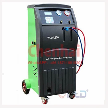 WLD-L520 félautomata légkondicionáló hűtőközeg-visszanyerő és töltőgép / töltő hűtőközeg gép